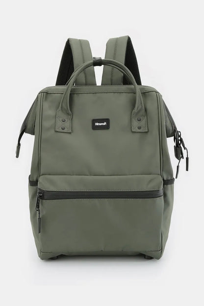 Himawari Waterproof Backpack Bag with External USB Port Green One Size Easy Apparels