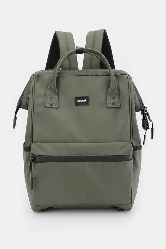 Himawari Waterproof Backpack Bag with External USB Port Green One Size Easy Apparels