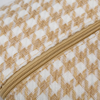 Houndstooth Canvas Travel Bag Easy Apparels