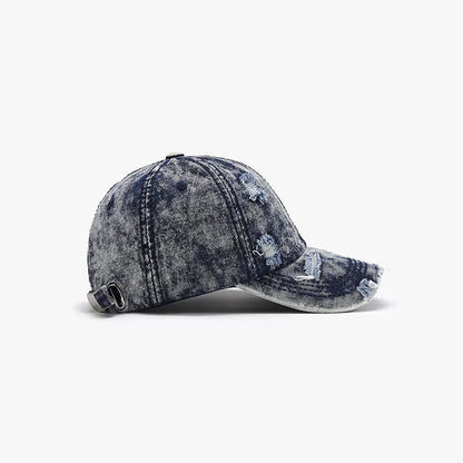 Distressed Cotton Baseball Cap Easy Apparels