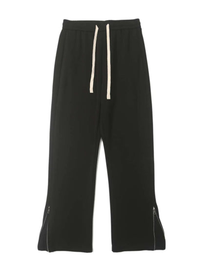 Men's Plus Size Wide Leg Drawstring Pants with Side Zipper Easy Apparels