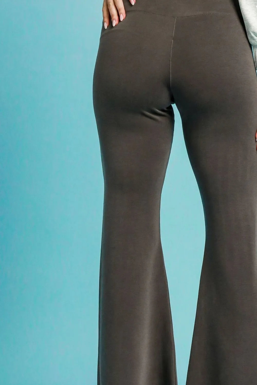 Umgee High-Waisted Flare Leggings Easy Apparels