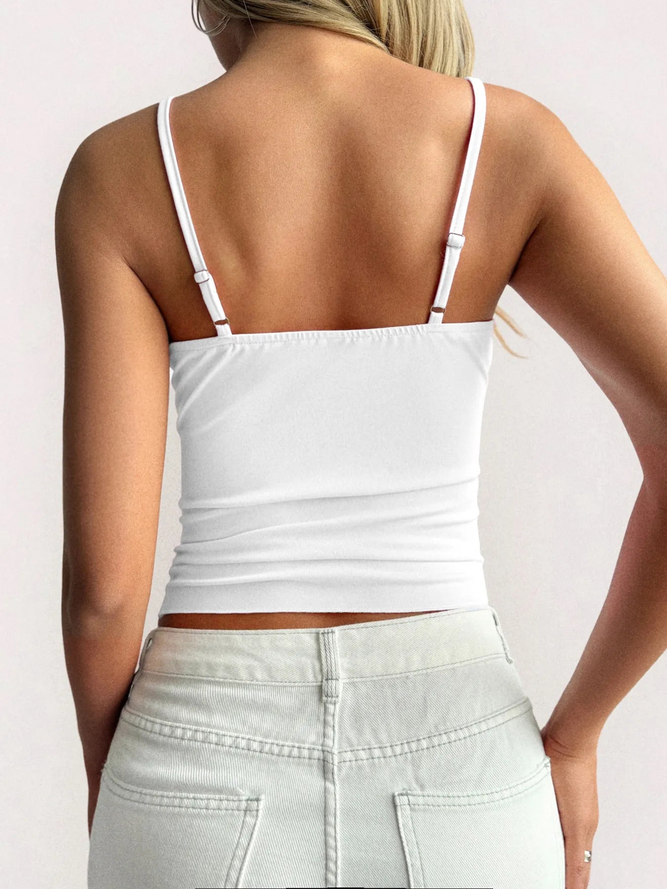 Trendsi Lace Detail V-Neck Cami