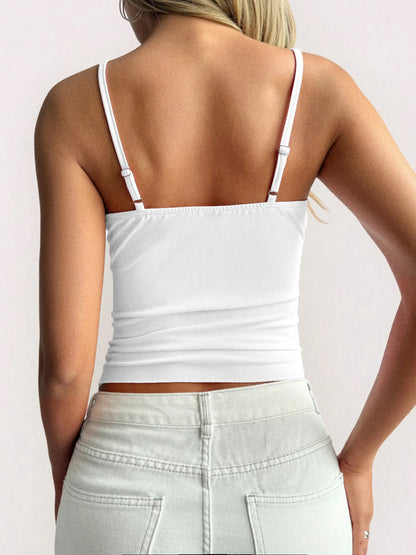 Trendsi Lace Detail V-Neck Cami