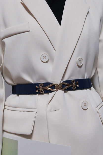 Alloy Buckle Elastic Belt Easy Apparels