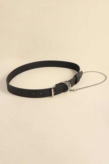 PU Leather Alloy Chain Belt Easy Apparels