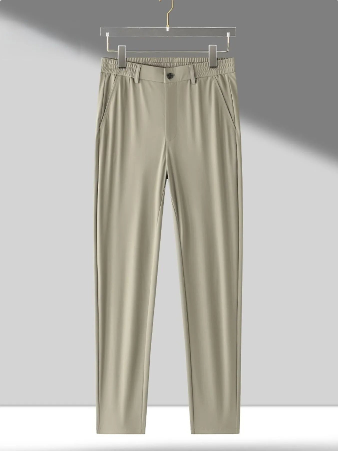 Men's Plus Size Wide Leg Pants Khaki Easy Apparels