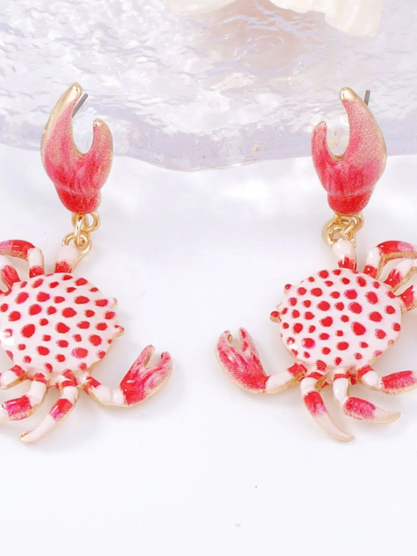 Alloy Crab-Shaped Earrings Easy Apparels