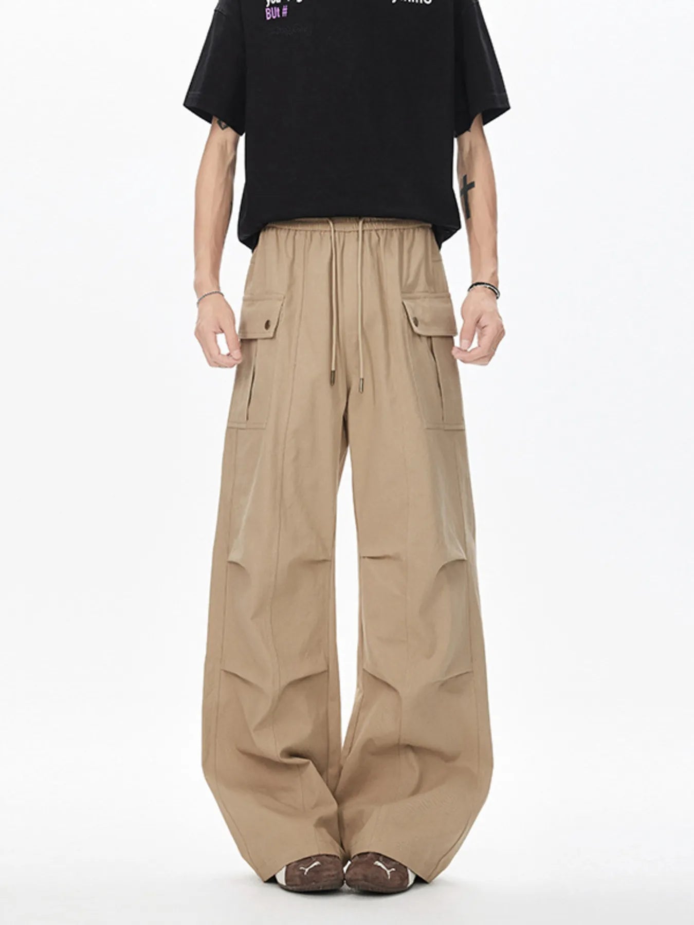 Men's Drawstring Cargo Pants Easy Apparels