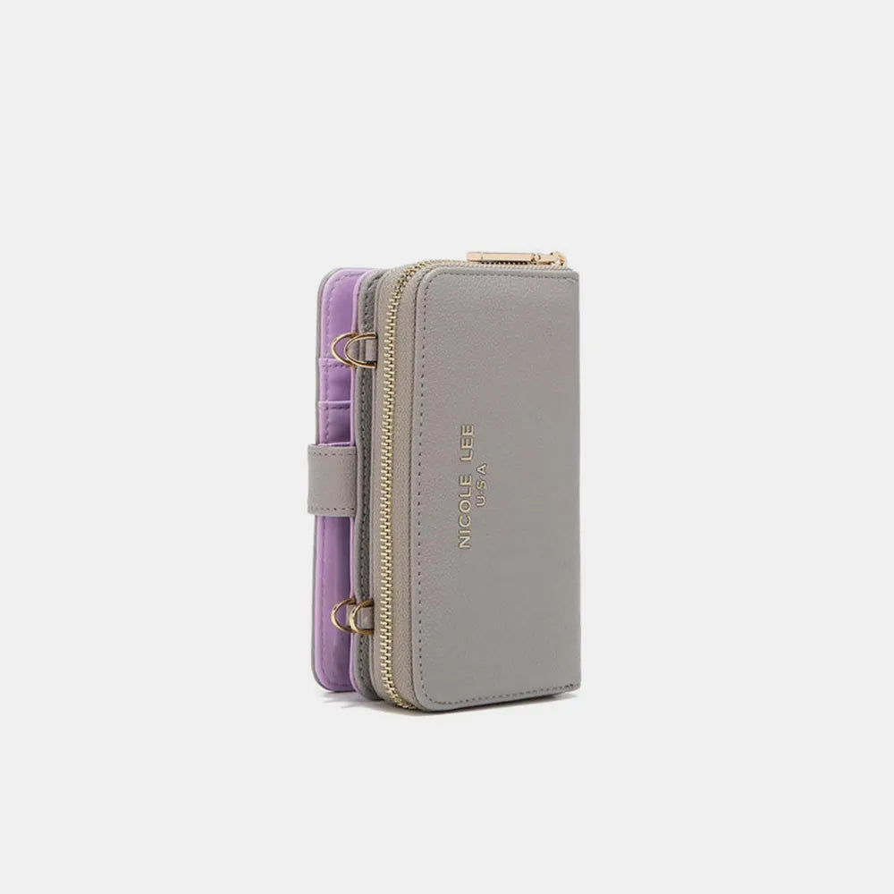 Nicole Lee USA 2 Piece Phone Case Crossbody Wallet Easy Apparels