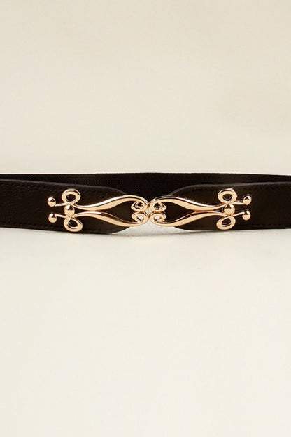 Alloy Buckle Elastic Belt Easy Apparels