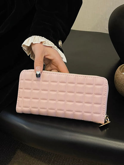 PU Leather Solid Color Wallet Easy Apparels