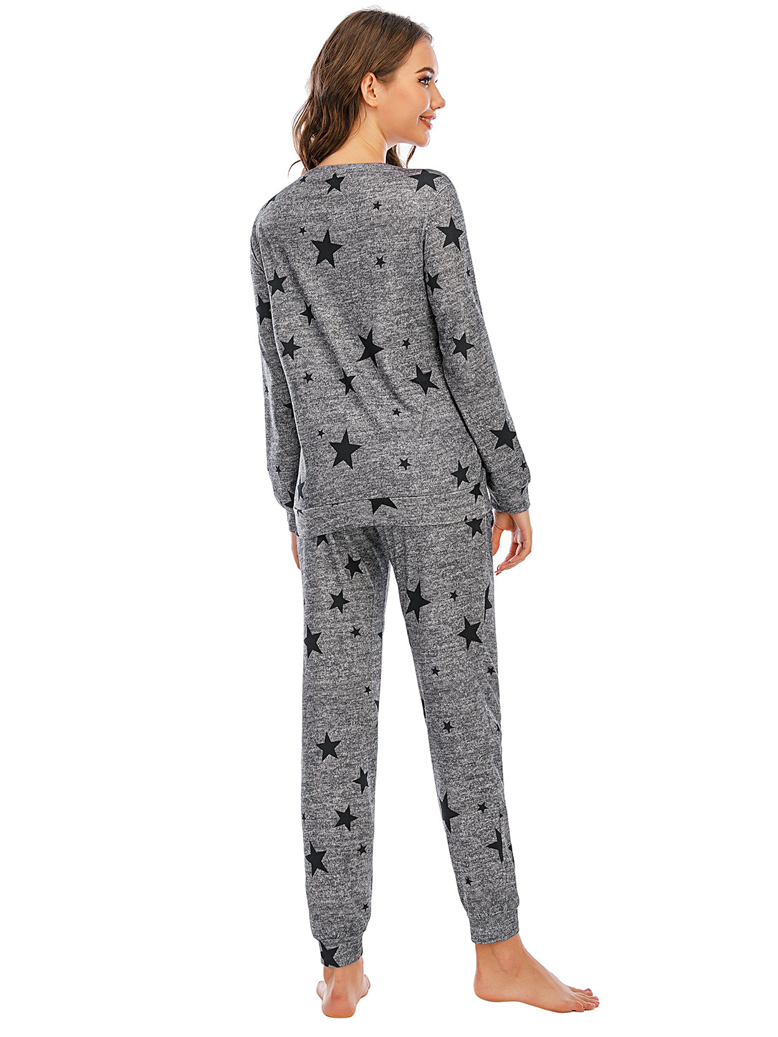 Star Top and Pants Lounge Set Easy Apparels