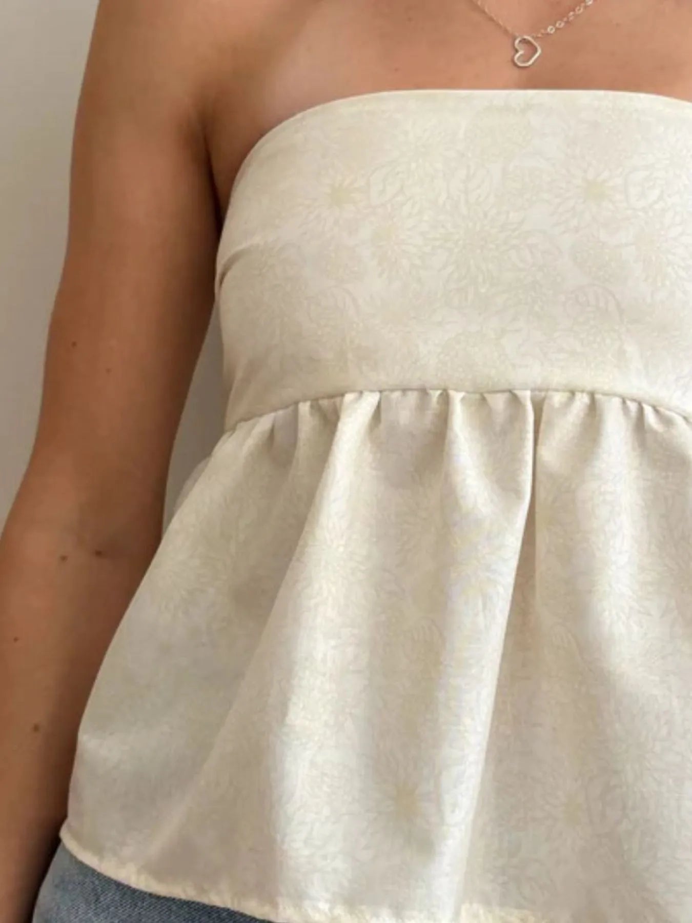 Trendsi Tie Back Tube Top