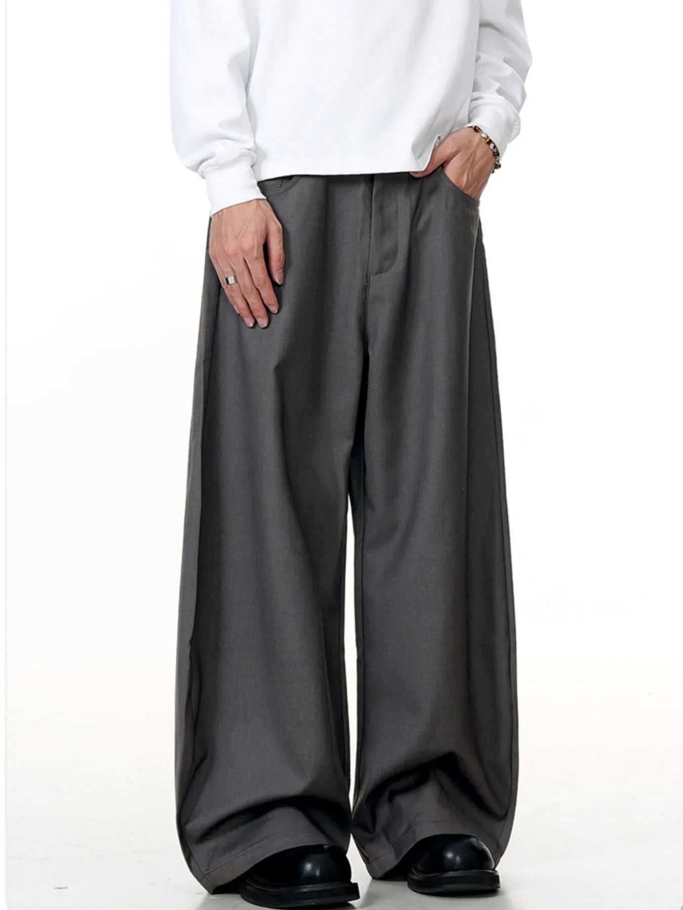 Men's Wide Leg Relaxed Fit Casual Pants Easy Apparels