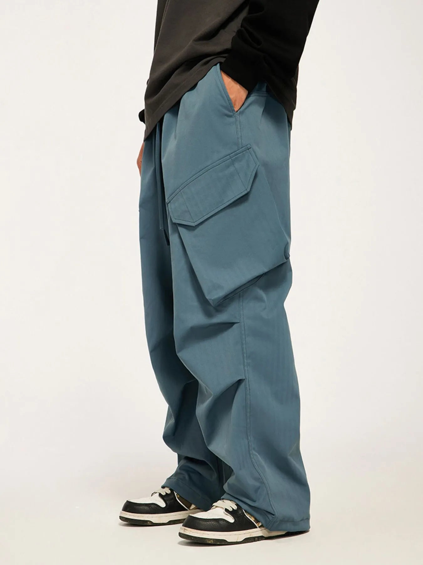 Men's Wide Leg Cargo Pants Easy Apparels