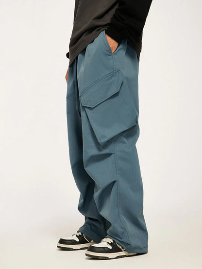 Men's Wide Leg Cargo Pants Easy Apparels