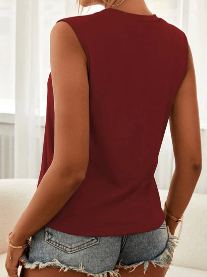 Trendsi Cutout Sleeveless Tank Top