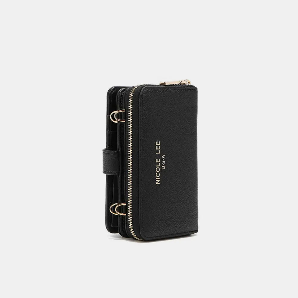 Nicole Lee USA 2 Piece Phone Case Crossbody Wallet Easy Apparels