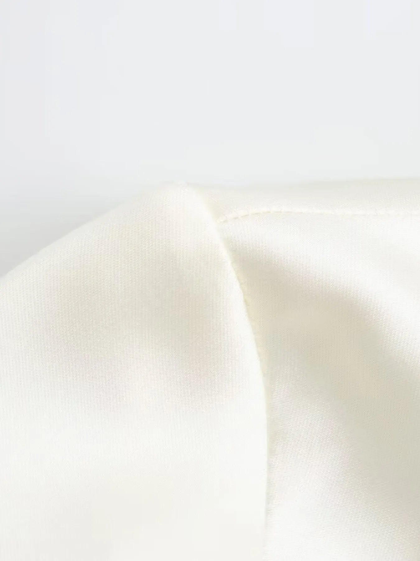 Trendsi Satin Tie-Front Long Sleeve Shirt