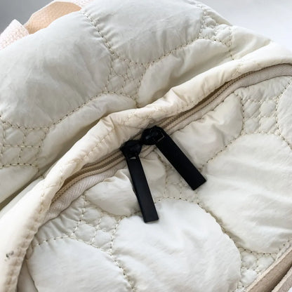 Quilted Polyester Backpack Bag Easy Apparels