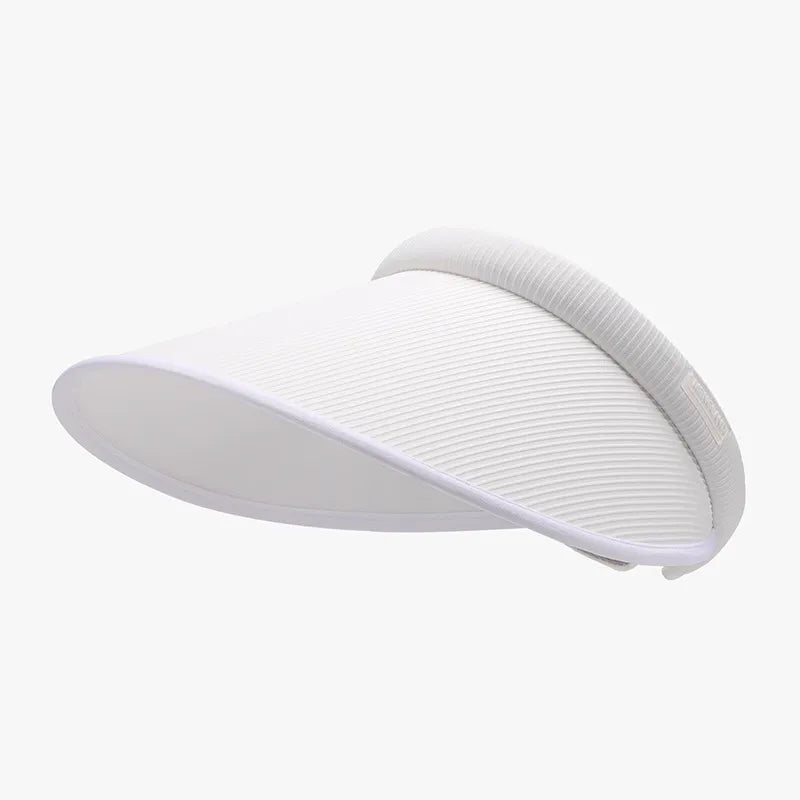 Wide Brim PVC Sun Hat White One Size Easy Apparels