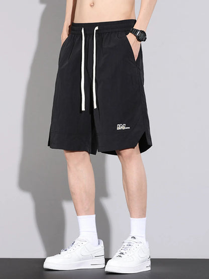 Men's Plus Size Drawstring Basketball Shorts with Side Pockets Easy Apparels