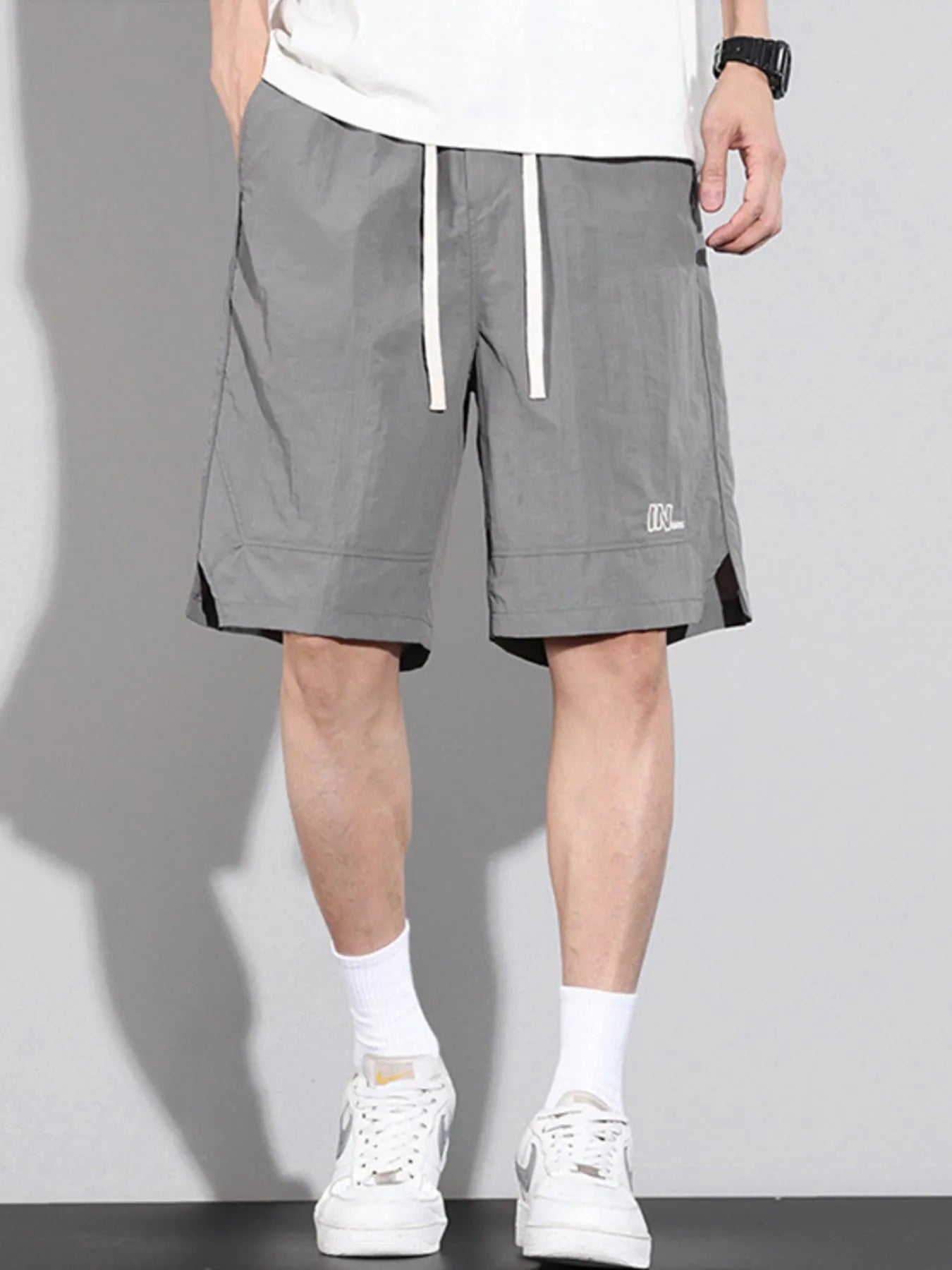 Men's Plus Size Drawstring Basketball Shorts with Side Pockets Easy Apparels