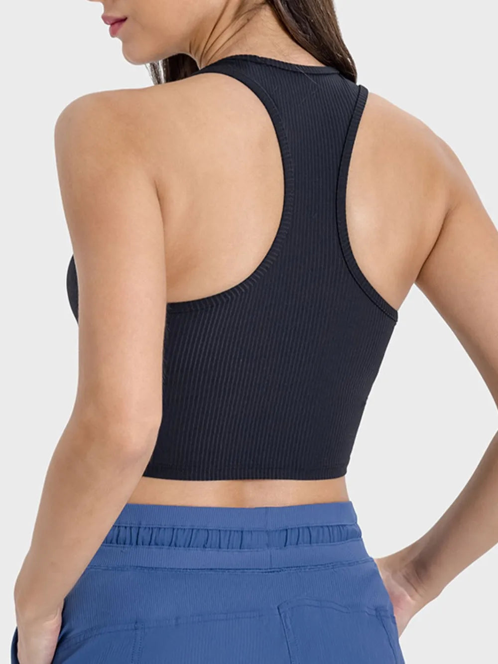 Millennia Scoop Neck Wide Strap Active Tank Easy Apparels