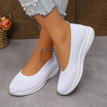 Round Toe Mesh Slip-Ons Easy Apparels