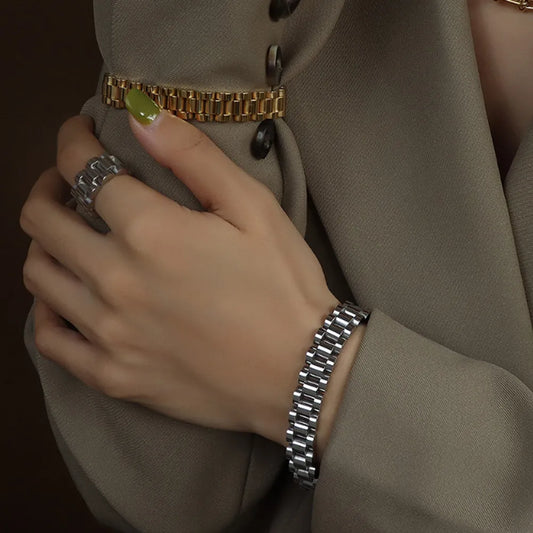 Titanium Steel Chain Bracelet Easy Apparels