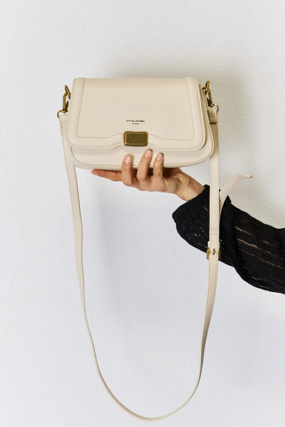 David Jones PU Leather Crossbody Bag Easy Apparels