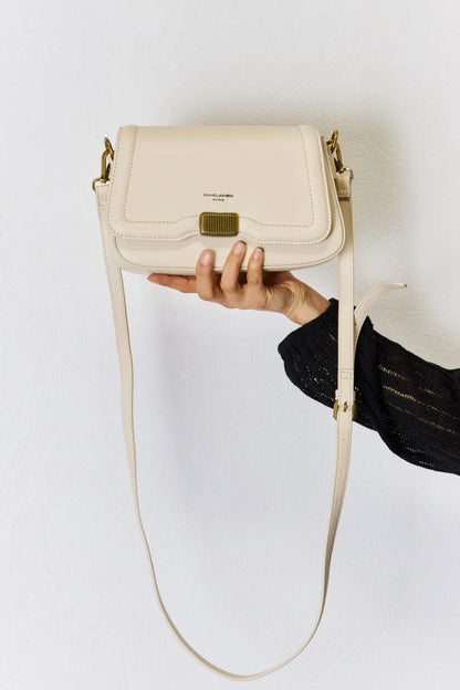 David Jones PU Leather Crossbody Bag Easy Apparels