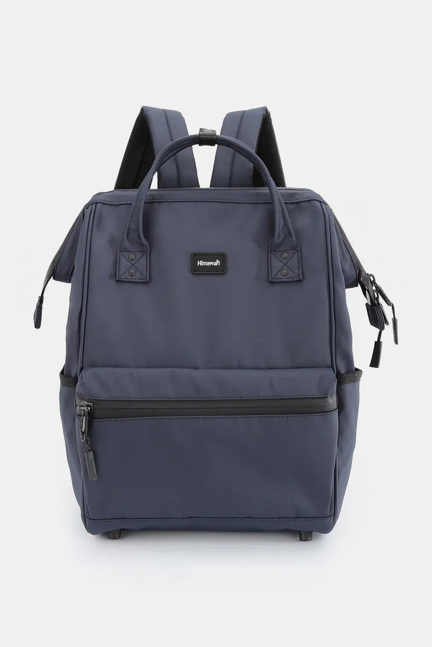Himawari Waterproof Backpack Bag with External USB Port Navy One Size Easy Apparels