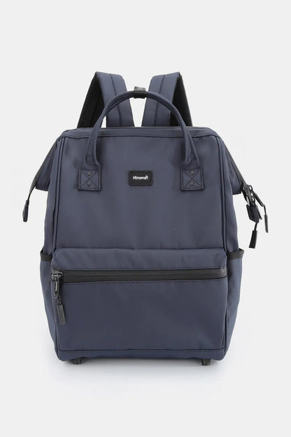 Himawari Waterproof Backpack Bag with External USB Port Navy One Size Easy Apparels