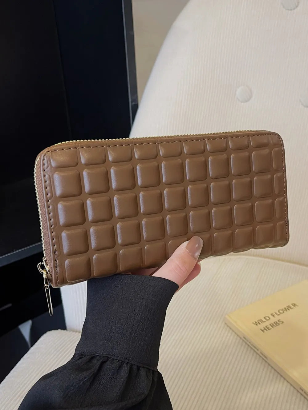 PU Leather Solid Color Wallet Easy Apparels