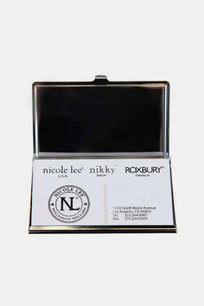 Nicole Lee USA Printed Business Card Case Easy Apparels