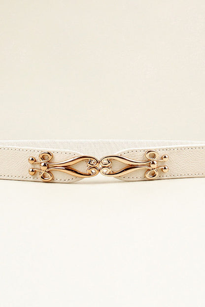 Alloy Buckle Elastic Belt Easy Apparels