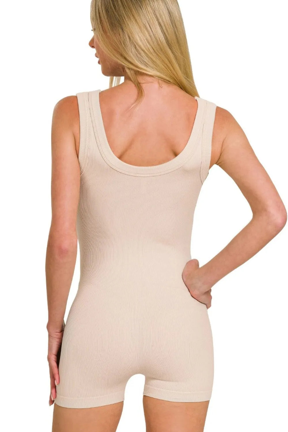 Trendsi Zenana Ribbed Seamless Bodysuit