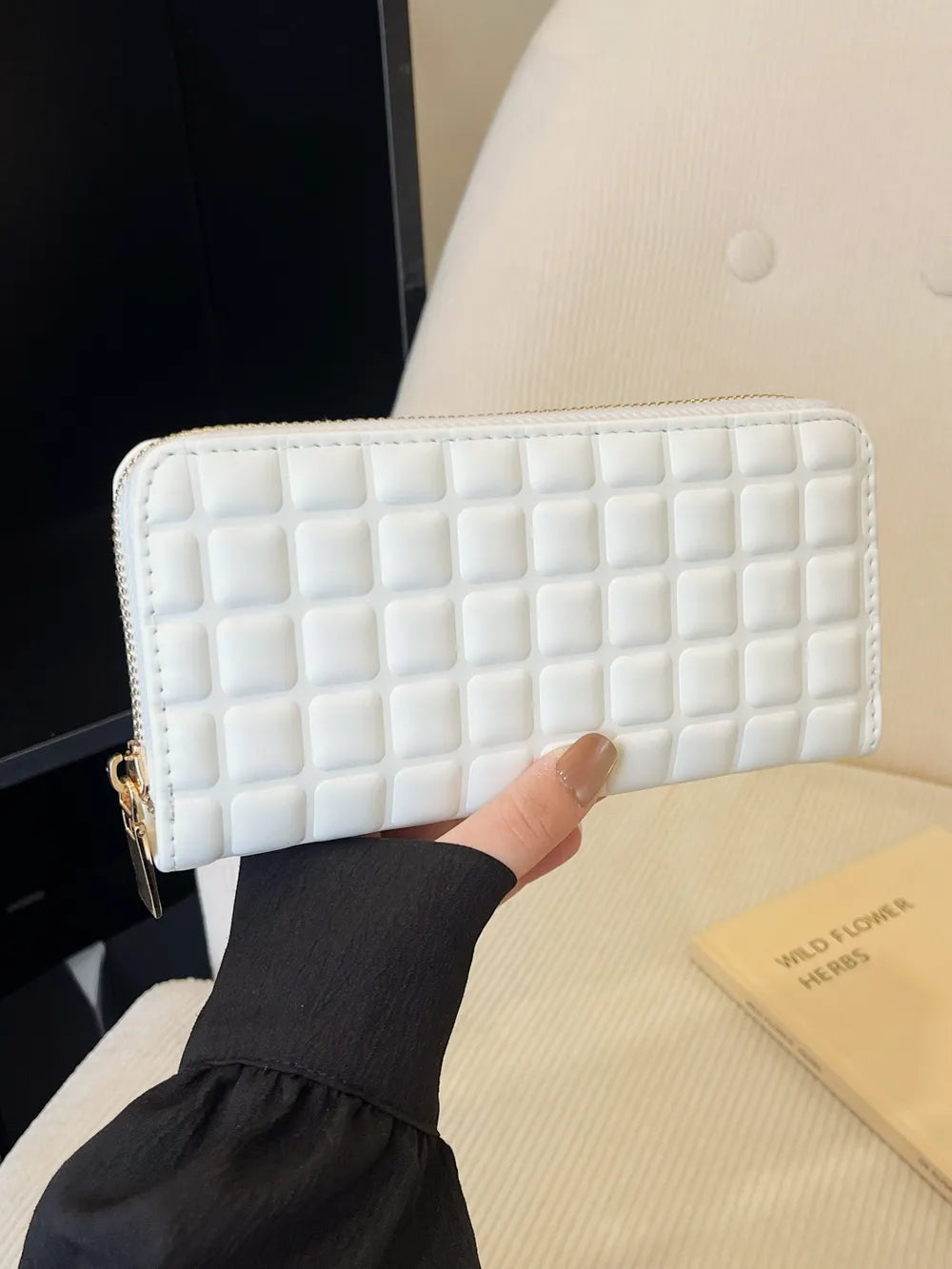PU Leather Solid Color Wallet Easy Apparels