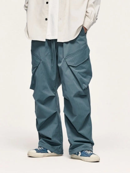 Men's Wide Leg Cargo Pants Easy Apparels