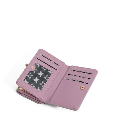 Nicole Lee USA Vegan Leather Trifold Wallet Easy Apparels