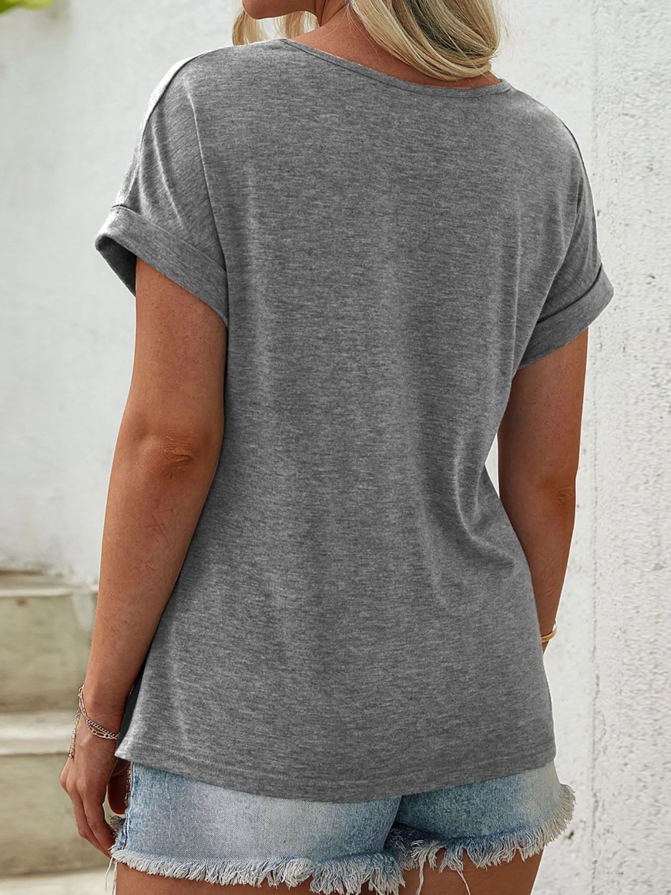 Trendsi Color Block Casual T-Shirt