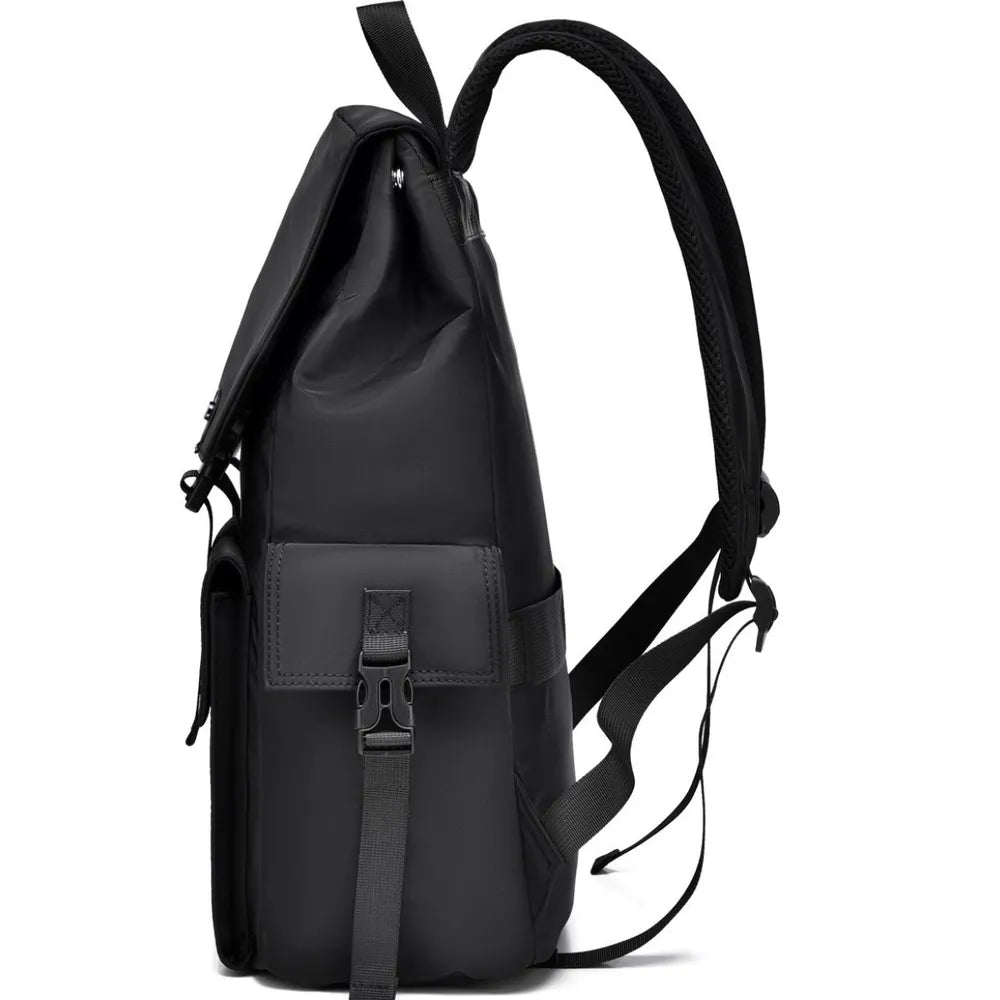 PU Leather Multi-Pockets Adjustable Strap Backpack Bag Easy Apparels
