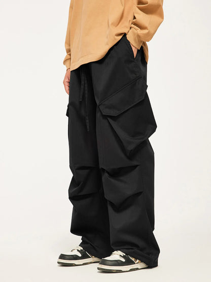 Men's Wide Leg Cargo Pants Easy Apparels
