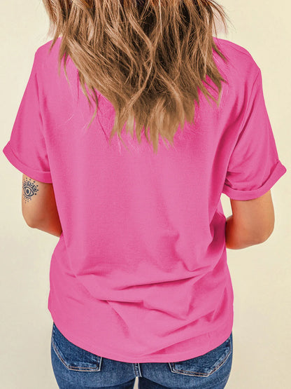 Trendsi Ghost Graphic Halloween Round Neck T Shirt