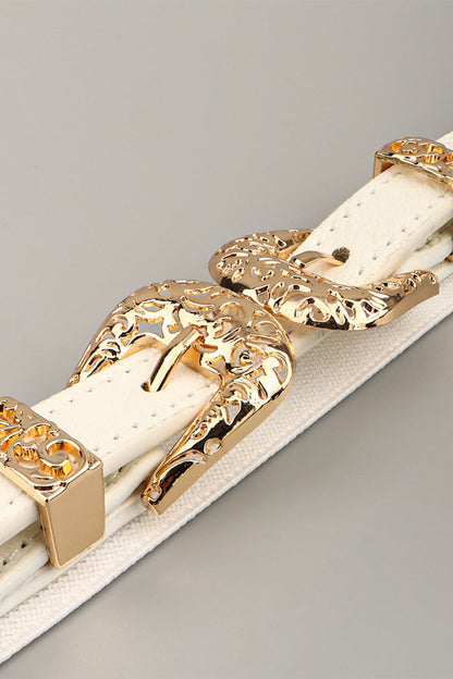 Double Buckle Elastic Belt Easy Apparels