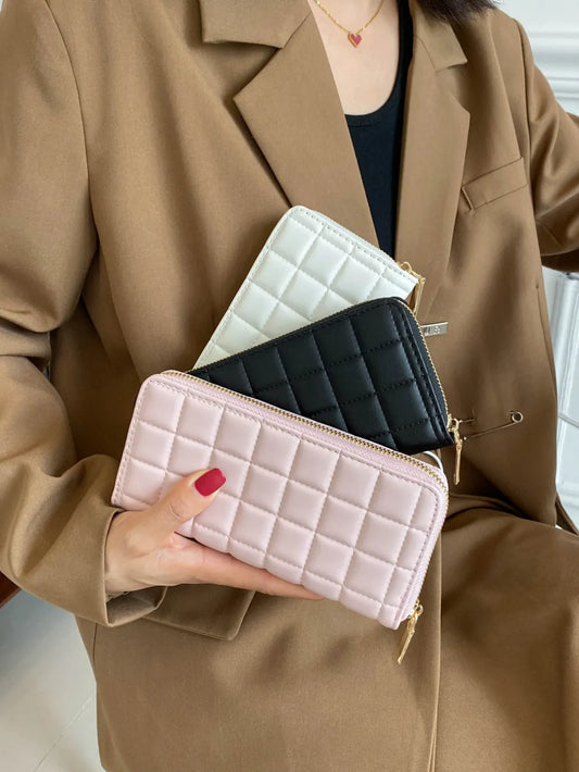 PU Leather Solid Color Wallet Easy Apparels