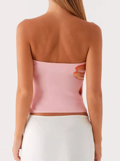 Trendsi Flower Tube Top