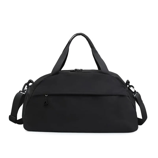 Nylon Solid Travel Bag Black One Size Easy Apparels